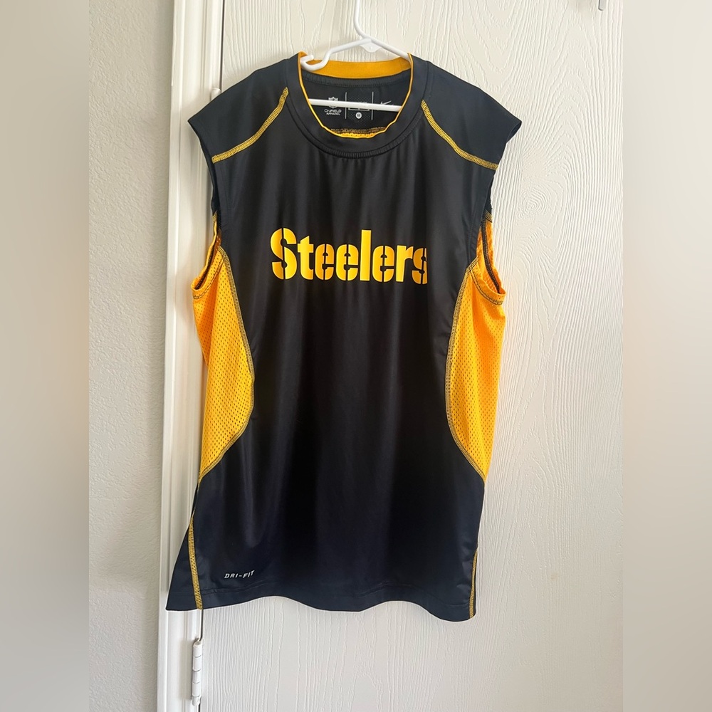Nike Dri-Fit Sleeveless Pittsburgh Steelers Jersey